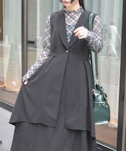フィッシュテールロングジレ
