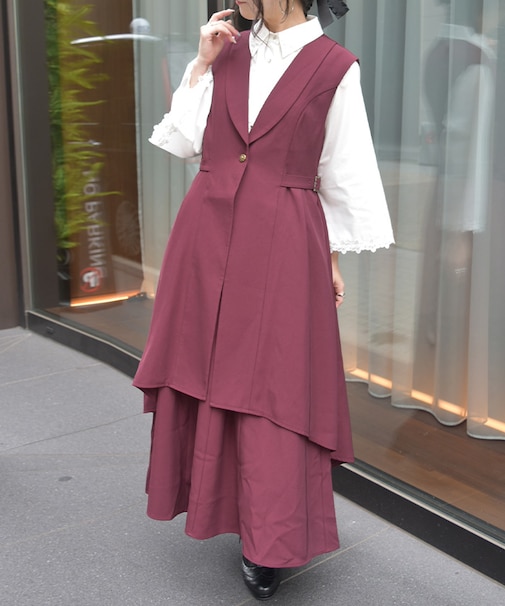フィッシュテールロングジレ