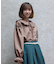 バブーシュカ付スモック風ブラウス