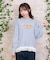 くまボア刺繍裾レースＴシャツ
