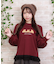 くまボア刺繍裾レースＴシャツ