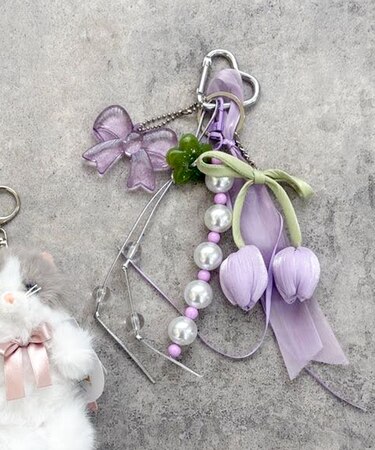 パステルフラワーチャーム