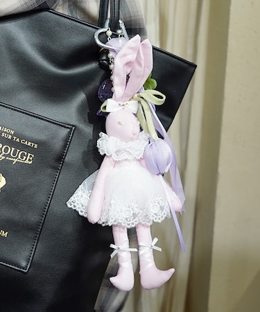 おめかしウサギチャーム