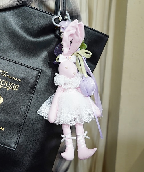 おめかしウサギチャーム