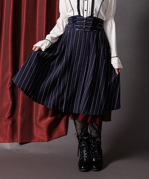新品 M'S GRACY パイピング ラップ風スカート 36 新品 M´S GRACY パイピング ラップ風スカート 36