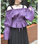 オフショルオーガンジープルオーバー