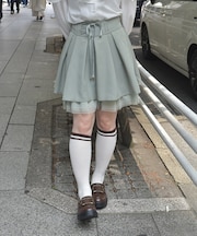 チュールフリルタックスカパン