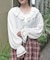 ボレロ風フリルブラウス