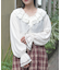 ボレロ風フリルブラウス