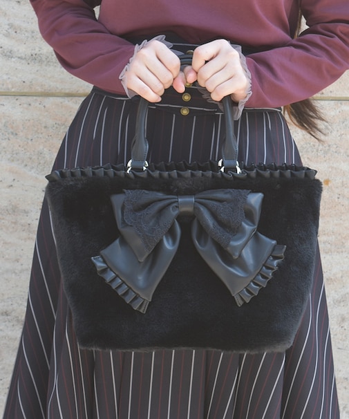 ビッグリボンファーバッグ