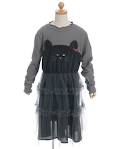 もふもふくろねこワンピース