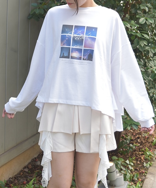 フォトＰＴフリルプルオーバー