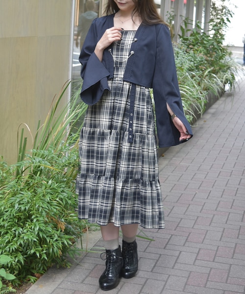 y's ティアードワンピース ティアードロングワンピース | axes femme online shop