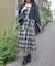 レイヤード風ティアードワンピース