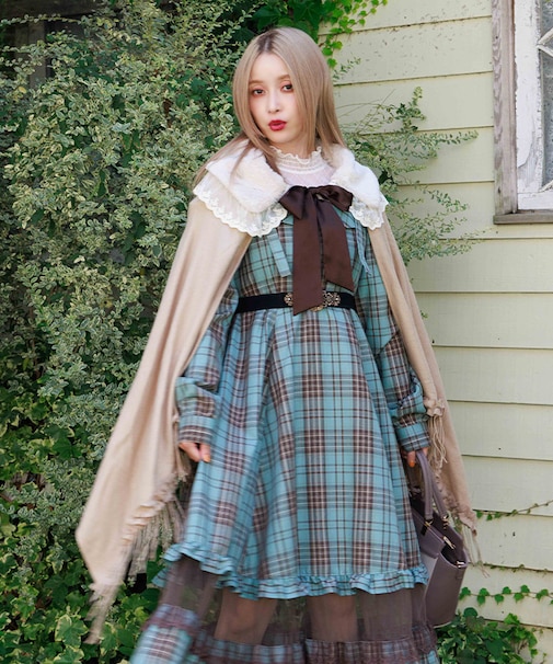 ファーティペット付きストール