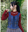 タータンチェック編上ビスチェ
