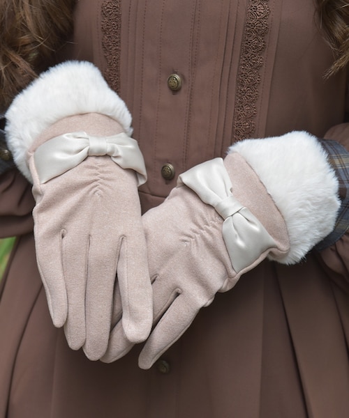 週末セール‼️ほぼ新品⭐︎ 本皮　ファー&チャーム付き　グローブ　L ZENAQ Official Store / 3D ショートグローブ