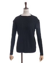 ジャカードニットプルオーバー