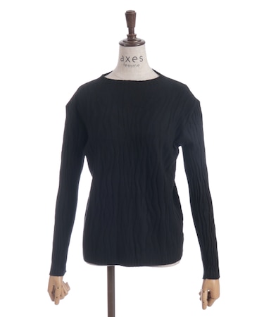 ジャカードニットプルオーバー