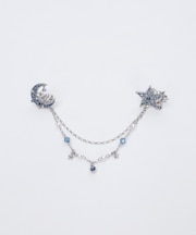 月×星装飾ストールクリップ
