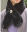 ブローチ付きファーティペット