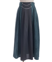 チェーン付ジャガード切替スカート