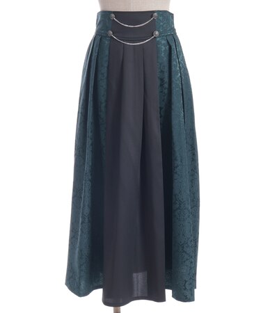 チェーン付ジャガード切替スカート