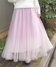 チュールラメスカート