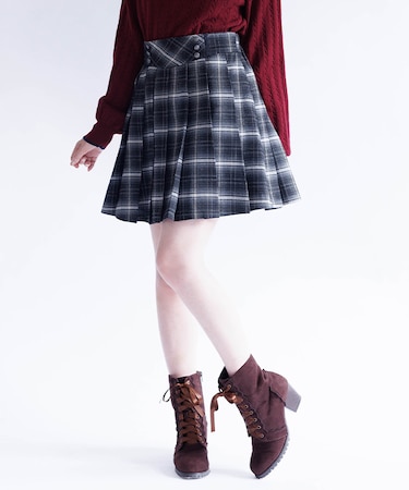 ボタン使いチェックスカパン