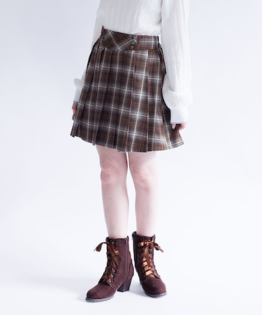 ボタン使いチェックスカパン