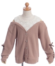 レイヤード風肩だしプルオーバー