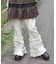 フリル×レースワッフルパンツ