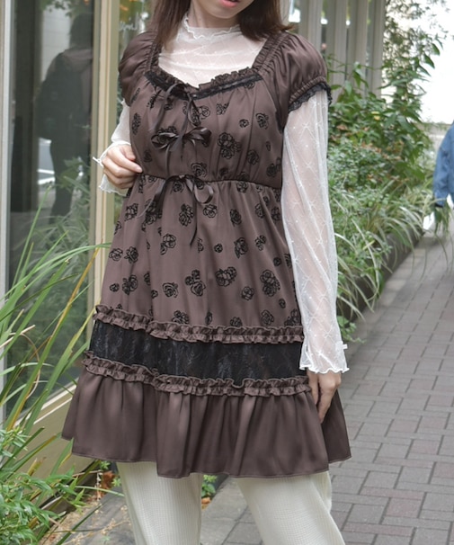 フロッキーローズチュニック