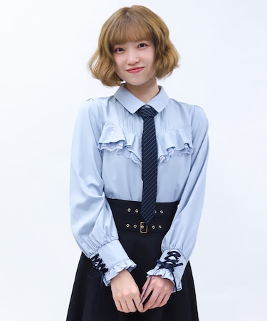 ２ＷＡＹストライプタイ付ブラウス