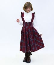 フリルサス付ハイウエストスカート