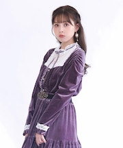 ブロッキングベロアプルオーバー