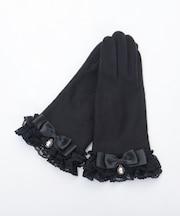 カメオリボンレースフリル手袋