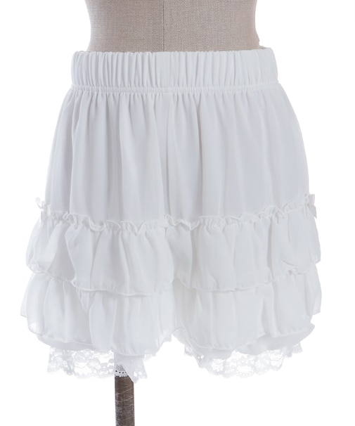 調節リボン付きドロワーズ