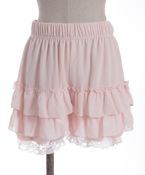 調節リボン付きドロワーズ