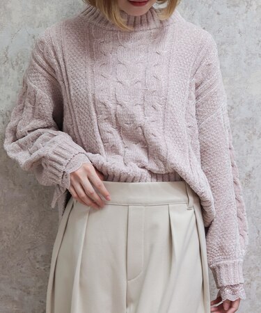 モールヤーンニット