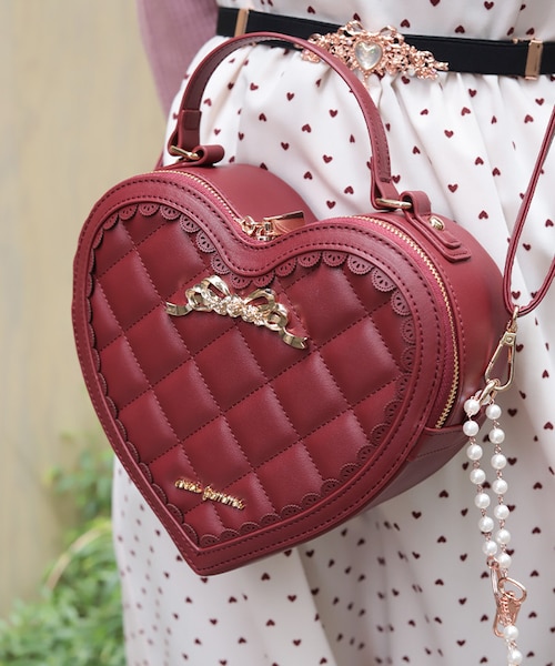 ハートモチーフポシェット｜アクシーズファムの通販｜&mall（アンド