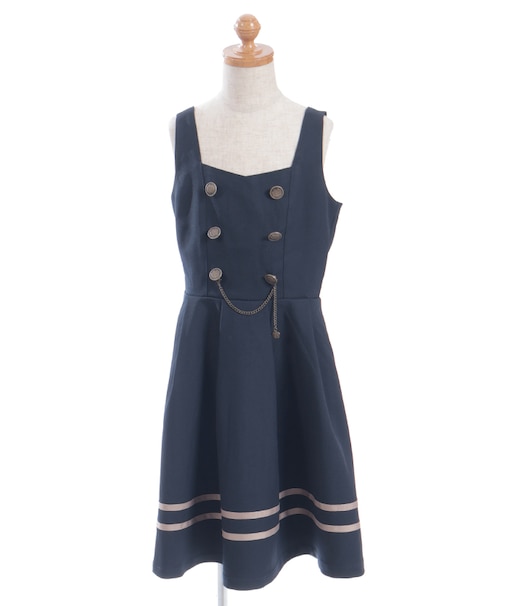 チェーン付ダブルボタンジャンスカ