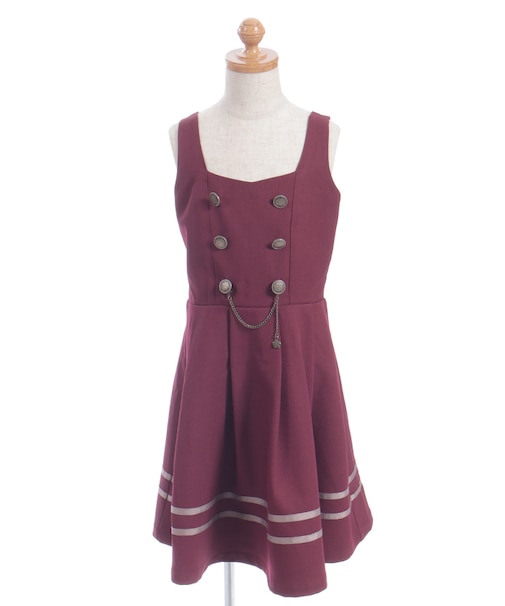 チェーン付ダブルボタンジャンスカ