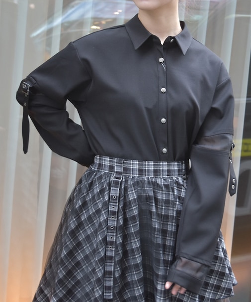 ハトメシャツチュニック