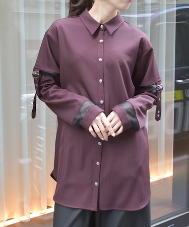 ハトメシャツチュニック