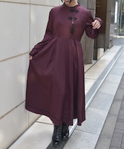 タッセル付チャイナワンピース