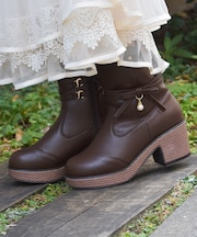 サイドリボンウエスタンブーツ