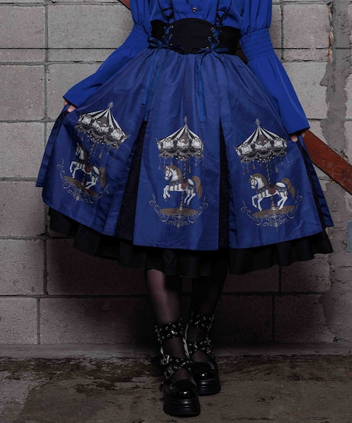 カルーセルハイウエストスカート