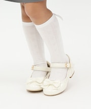 バックリボンハイソックス