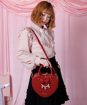 チャーム使いハートバッグ